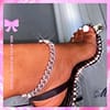 Diamond Chunk Chain Anklet