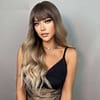 Ombre Wig With Bangs