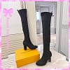Louis Vuitton Over The Knee Sock Boots
