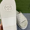 Gucci Platform Slide Sandals Sand