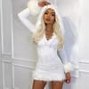 Faux Fur Dress