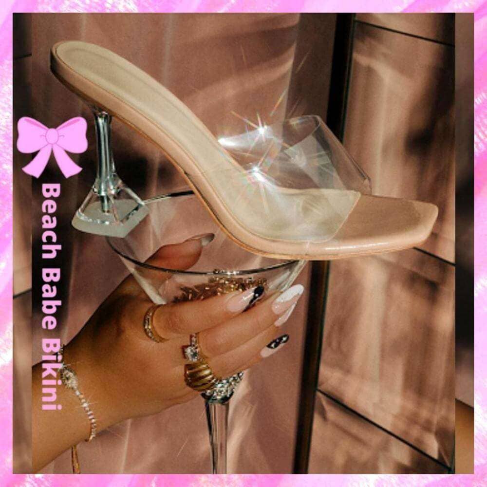 Clear Strap Heels