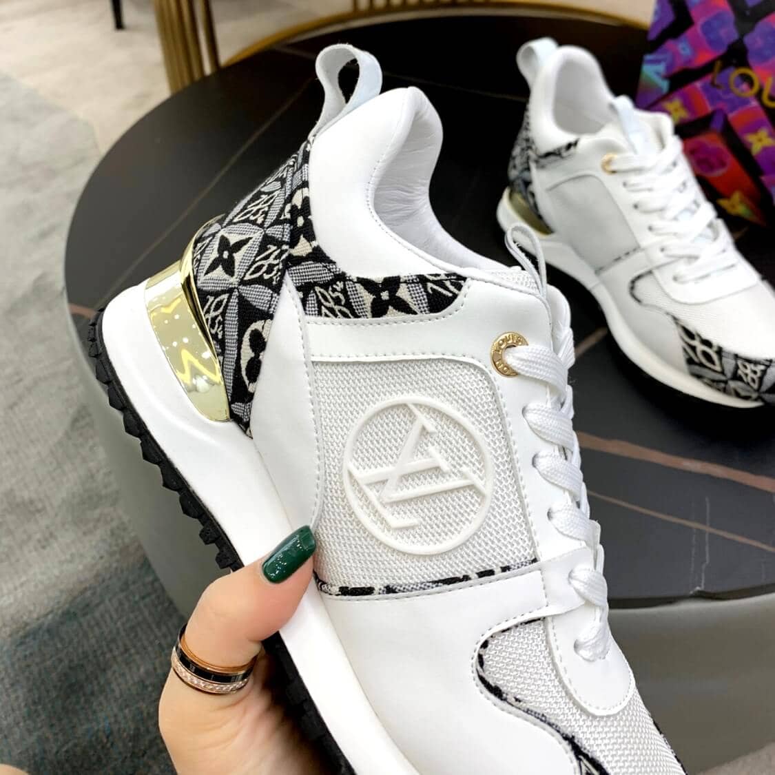 Louis Vuitton 1854 Bandana Logo Jogging Shoes