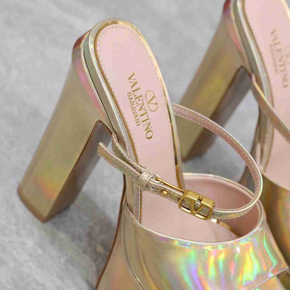 Valentino Platform Heel Sandals