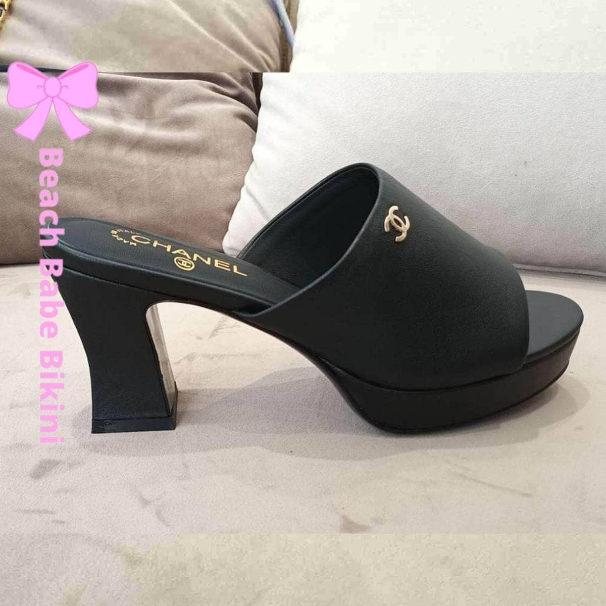 Chanel Slip On Mule Sandals 