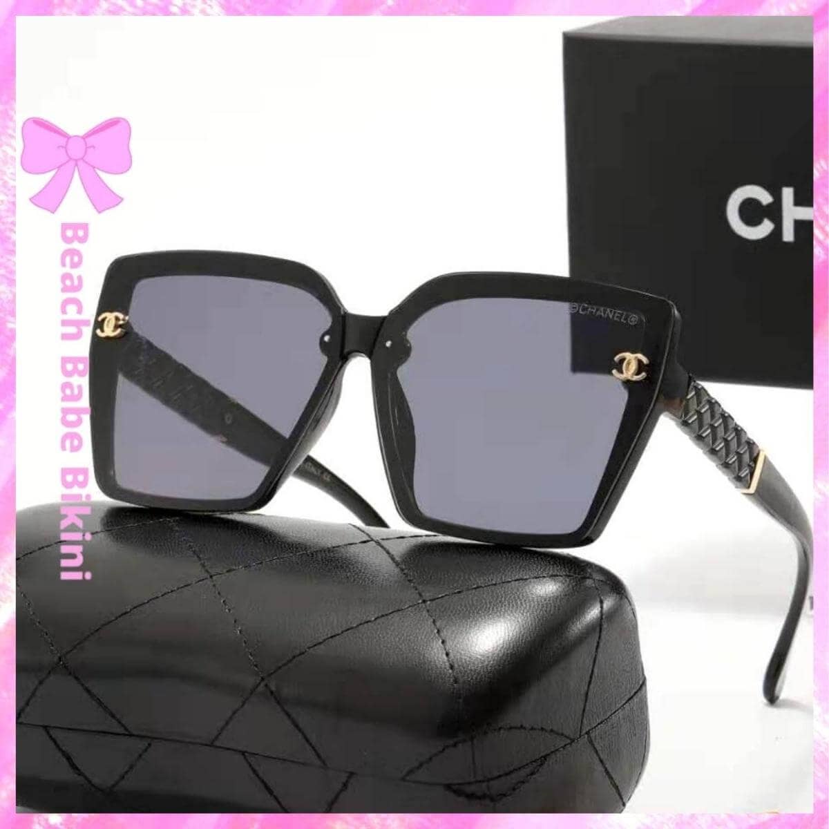Chanel Logo Charm Sunglasses