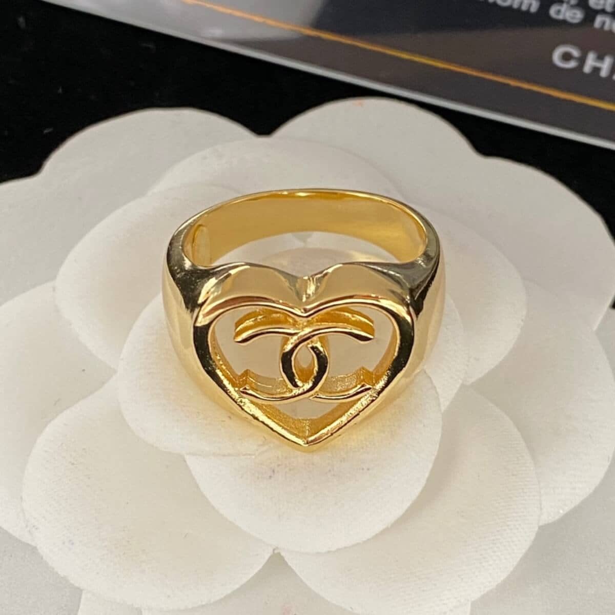 Chanel Logo Designer Ring