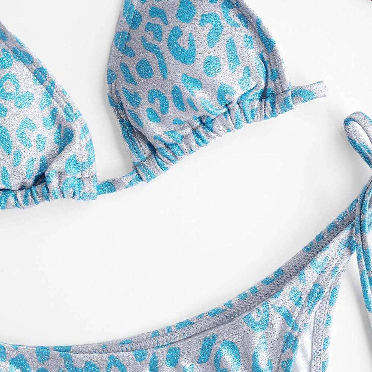 Glitter Leopard Bikini
