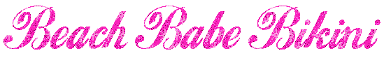 beach babe bikini logo