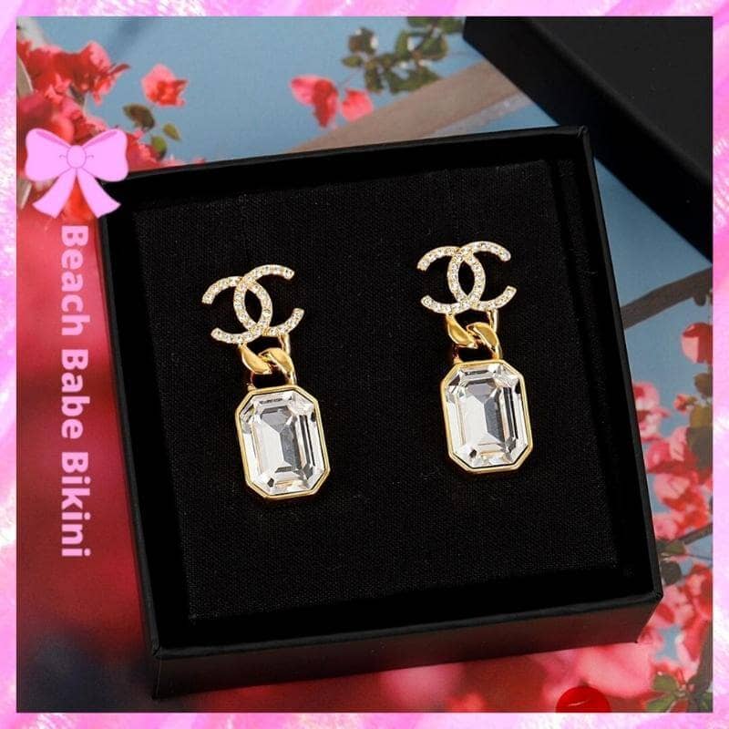 Chanel Crystal Earrings
