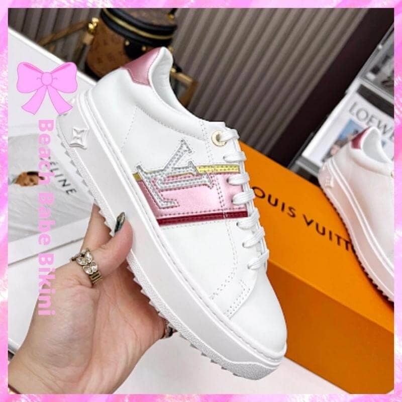 Louis vuitton Metallic Logo Sneakers